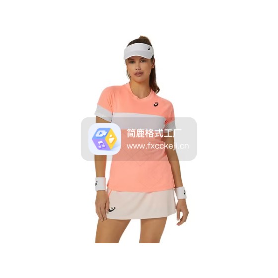 ASICS PROFIT 女款羽網短袖上衣